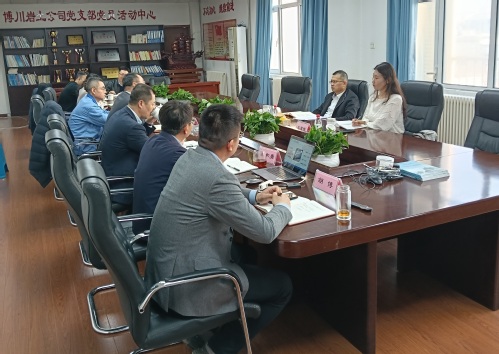 国兴资源公司向导赴PP电子5金狮集团博川岩土  公司调研指导事情